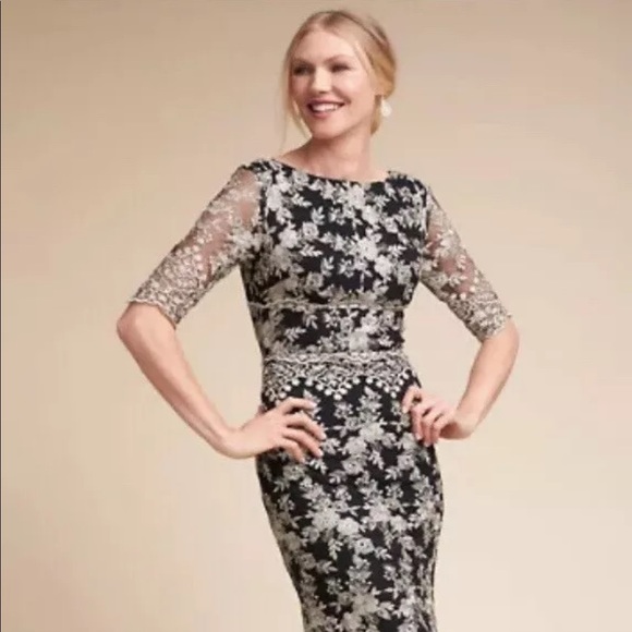 New Anthropologie BHLDN Betsy Dress Black Size 4 - Picture 4 of 6